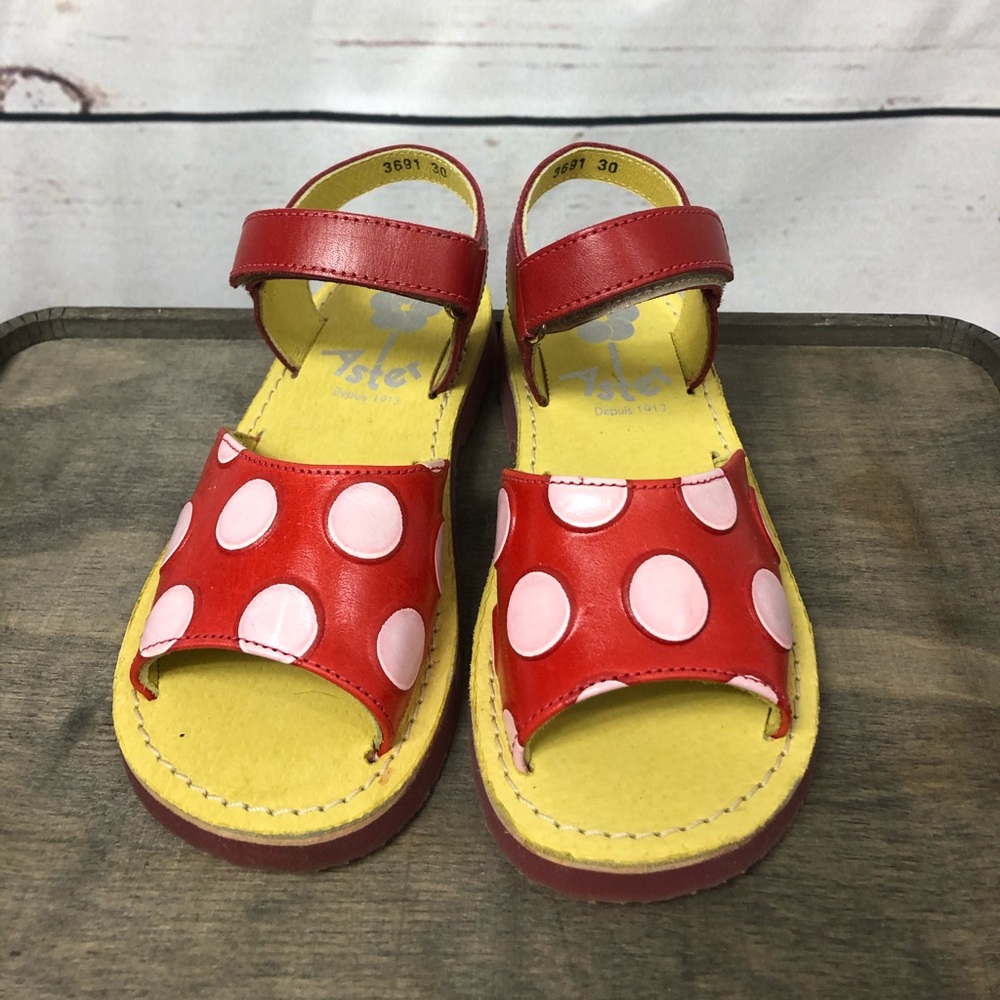 European ASTER sandals  sz 30 Disney Minnie Mouse